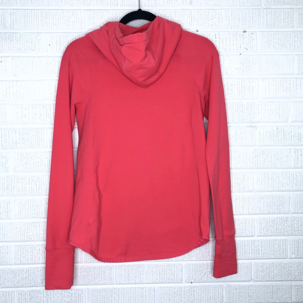 Athleta Sentry Hoodie Coral Pink XSmall XS - Picture 2 of 8